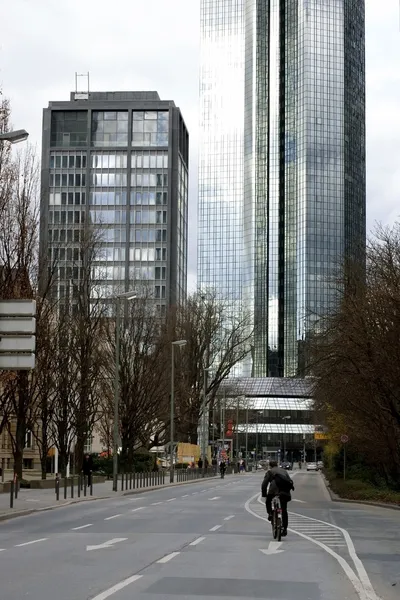 City trafik frankfurt — Stockfoto