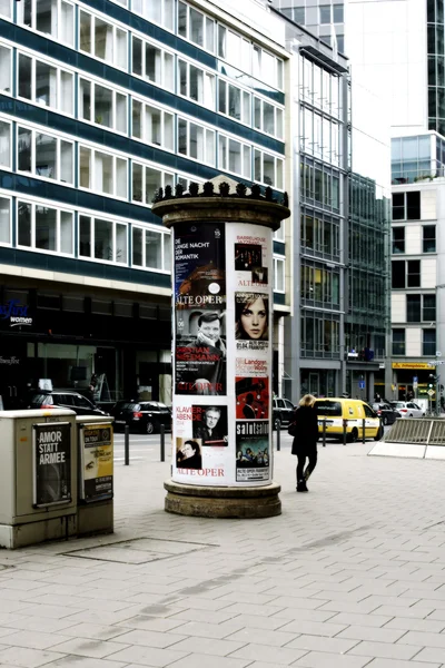 Litfaßsäule — Stockfoto