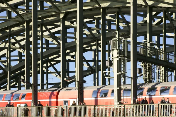 Puente Hohenzollern Colonia — Foto de Stock