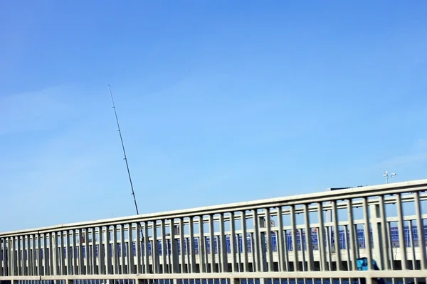 橋と釣り竿 — ストック写真