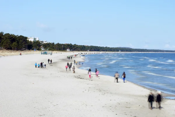 Praia do Báltico Binz — Fotografia de Stock