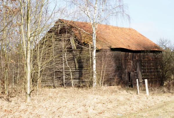 Stará stodola — Stock fotografie