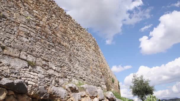 Mura fortificate a Ferentino, Italy.mov — Video Stock