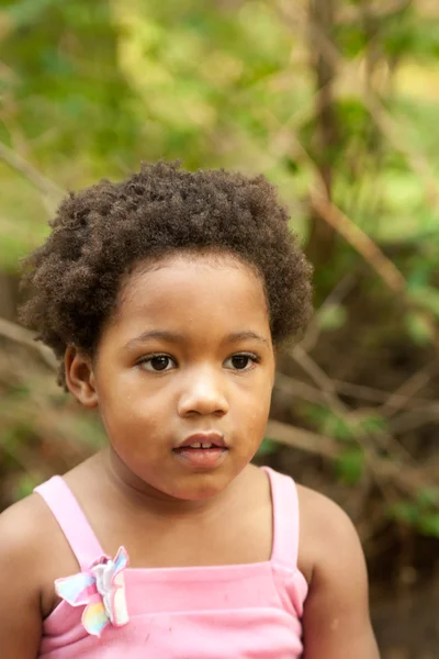 Afro-Amerikan kız. — Stok fotoğraf