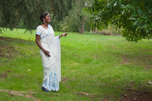 African American Bride — Stock Photo, Image