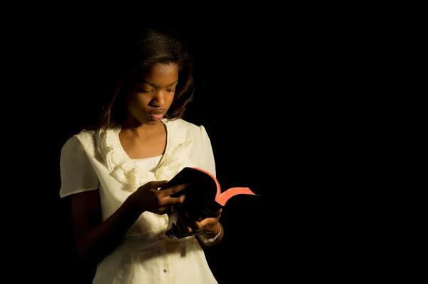 Young Bible reader. — Stock Photo, Image