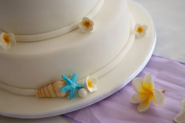 장식된 웨딩 케이크 — 스톡 사진