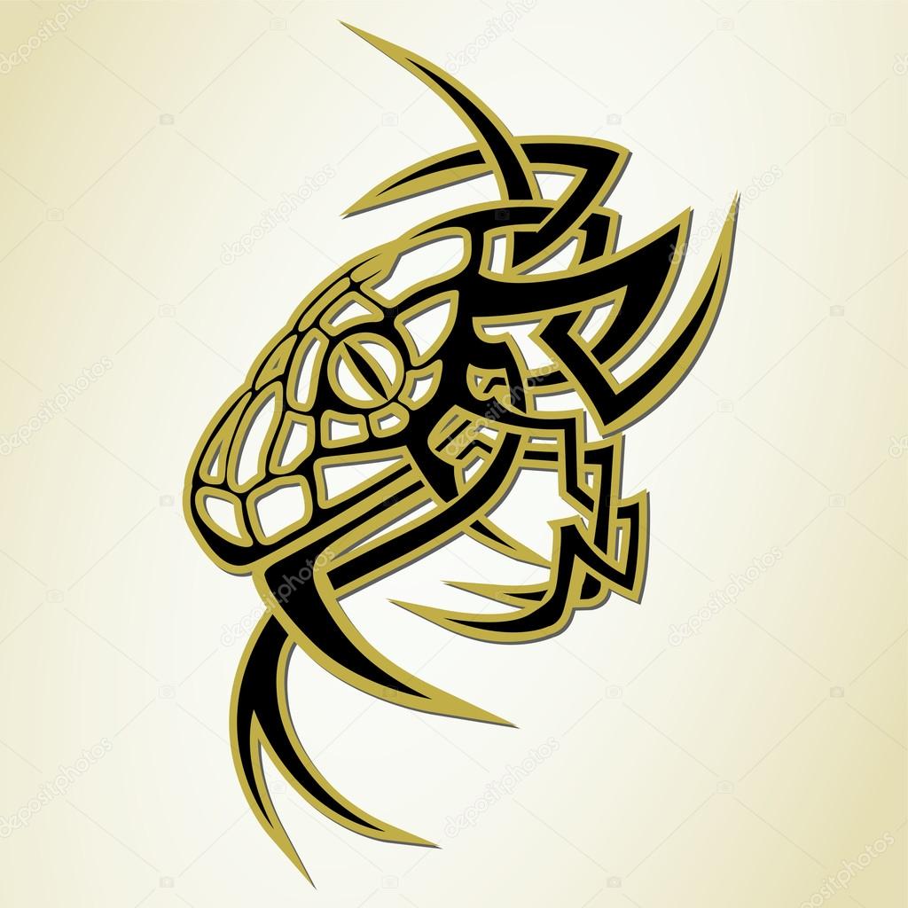 Snake Tattoo Stock Vector by ©activelinkstock 13828113, image size:1024x1024