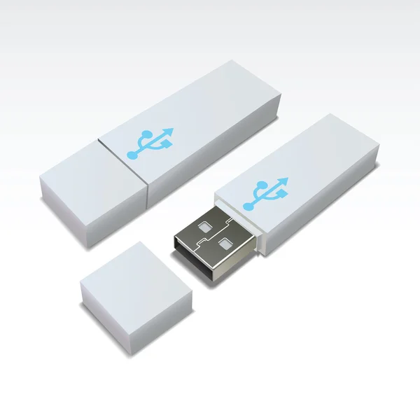 Unidad flash USB — Archivo Imágenes Vectoriales