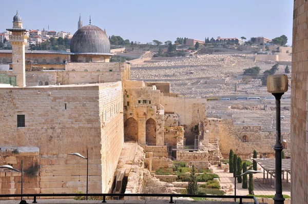 Gamla kyrkogården på Oljeberget. Jerusalem — Stockfoto