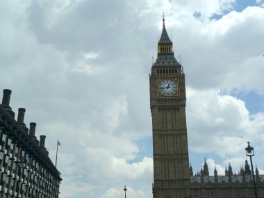 Büyük Ben 'in Londra' daki karanlık görüntüsü..