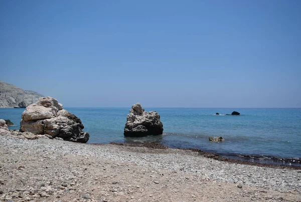 Aphrodite Beach Kypru — Stock fotografie