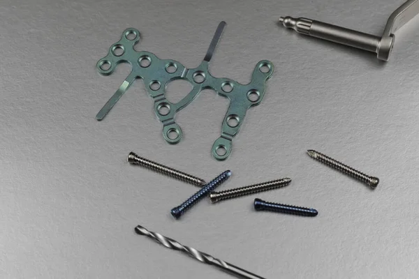 Surgical Instruments Treatment Bone Fractures — Stock Photo, Image