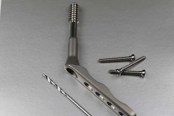 Instrumentos Cirúrgicos Tratamento Fraturas Ósseas — Fotografia de Stock