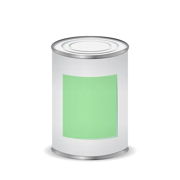 Paint color tin can — Stock Vector