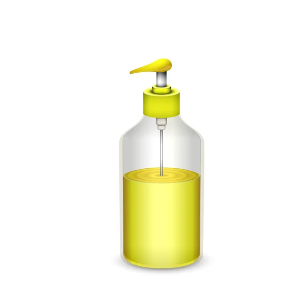 Bottiglia di sapone liquido isolato — Vettoriale Stock