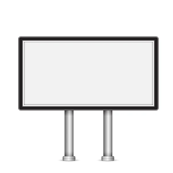 Blank billboard — Stock Vector