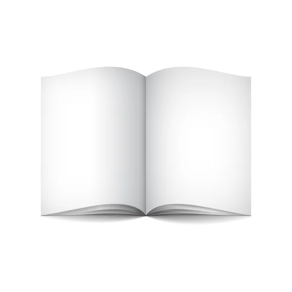 Boş beyaz kitaplar — Stok Vektör