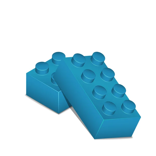 Blocs jouets isolés — Image vectorielle