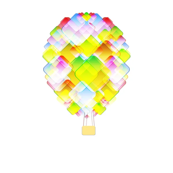 Balon de aer colorat — Vector de stoc