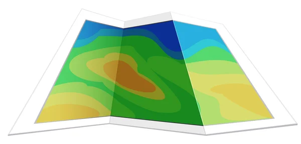 Mapa Icono — Archivo Imágenes Vectoriales