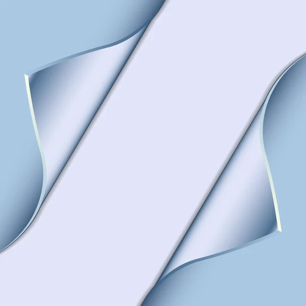 Feuille de papier incurvée — Image vectorielle