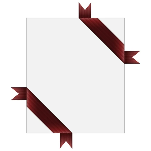 Angle du ruban papier — Image vectorielle