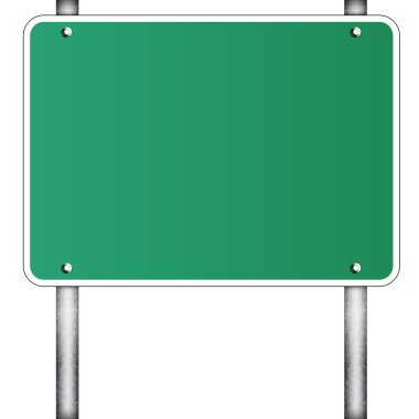 beyaz boş yol işareti