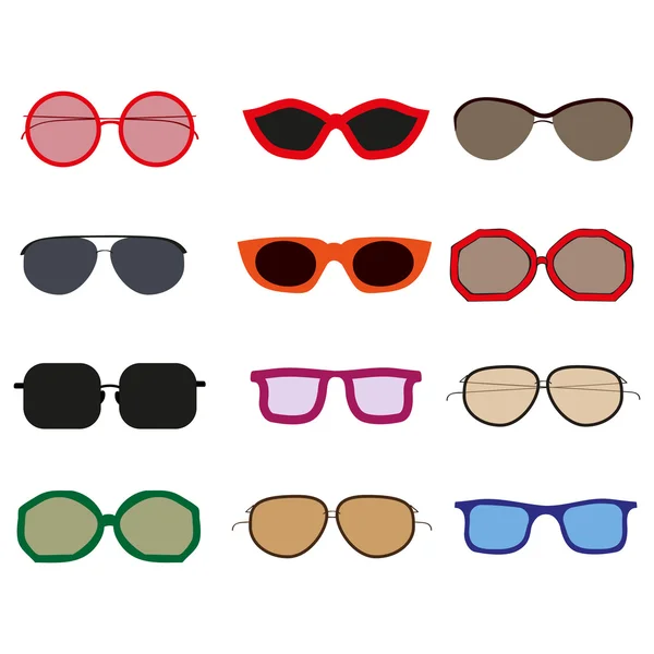 Set de gafas de sol — Vector de stock