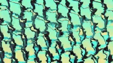 Soyut akrilik boya senkronize olarak akar. döngü canlandırması