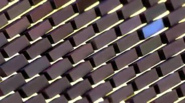 Dikdörtgen küpler döngü içinde dönerler. döngü canlandırma arkaplanı