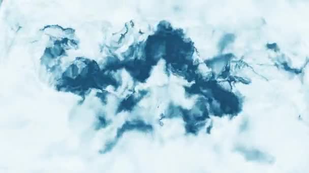 Aquarelverf Verspreidt Zich Animatie Achtergrond — Stockvideo