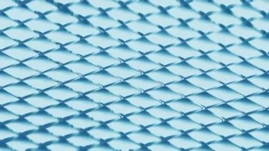 Plastik mavi küpler senkronize hareket eder. döngü canlandırma arkaplanı