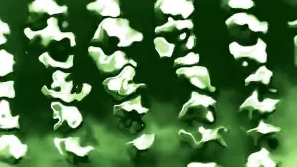 Skvrnité Abstraktní Zelené Pozadí Animace Smyčky — Stock video