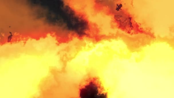 Elvont Tüzes Háttér Hurkolt Animáció — Stock videók