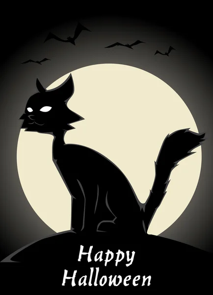 Noche de Halloween — Vector de stock