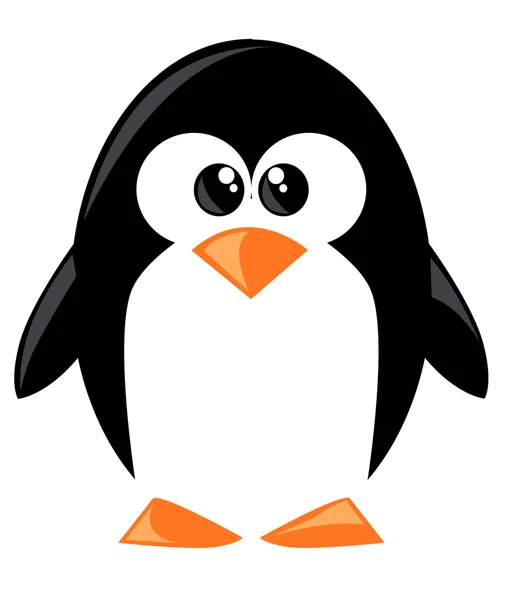 Cute cartoon penguine — Stock Vector