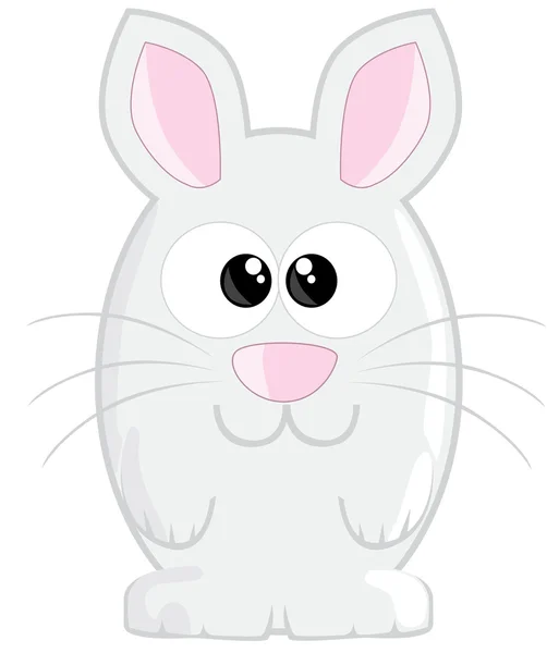 Cute cartoon easter bunny — Stock Vector