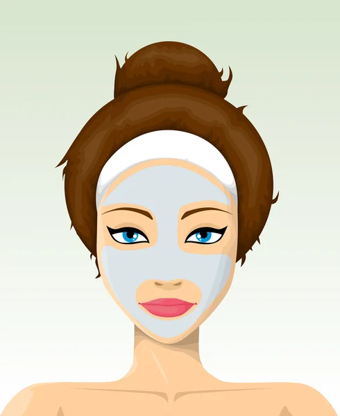 Beauty mask — Stock Vector