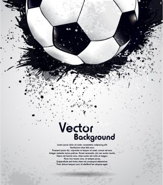 Grunge futbol arka planı