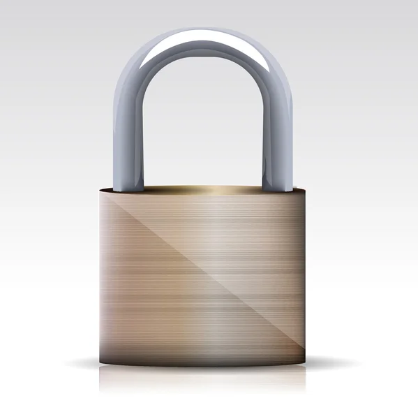 Vector Padlock — Stock Vector