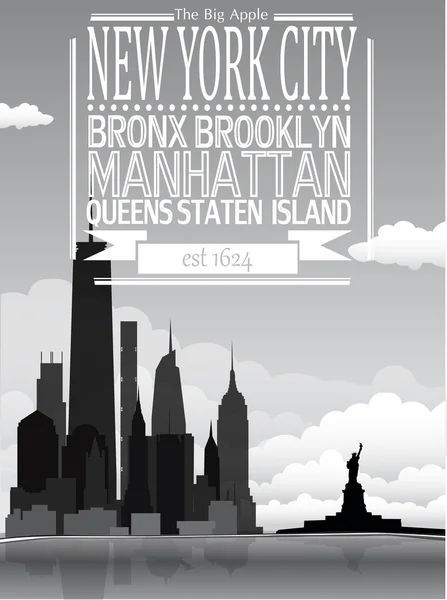 New York fundal — Vector de stoc