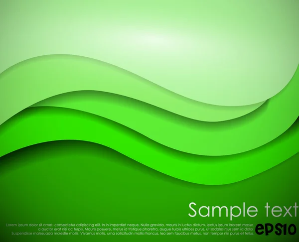 Fondo abstracto verde — Vector de stock