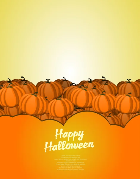 Gelukkige Halloween achtergrond — Stockvector