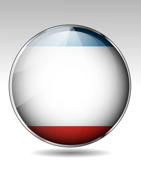 Crimea flag button — Stock Vector