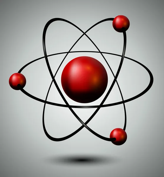 Illustrazione vettoriale atomica — Vettoriale Stock