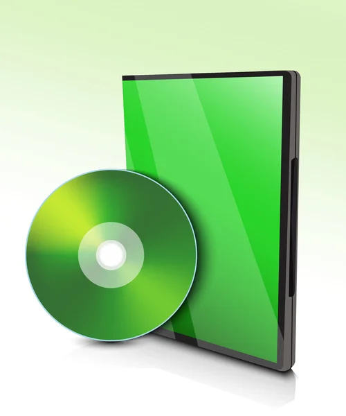 Case for DVD — Stock Vector