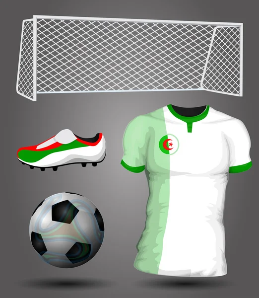 Algeria soccer jersey — Stock Vector