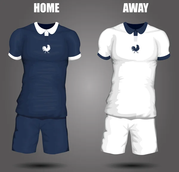 France maillot de foot — Image vectorielle