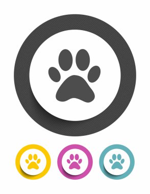 köpek pençeleri işareti simgesi